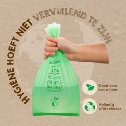 Biozakken 2/3 Liter 250 Stuks Biologisch Afbreekbare Afvalzakken – 26 X 29 Cm - 100% Composteerbare Vuilniszakken - Incl. Dispenser - Gft Afvalzakken -Thuis Opslag Winkel 1200x1200 1186