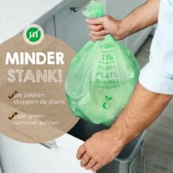Biozakken 2/3 Liter 250 Stuks Biologisch Afbreekbare Afvalzakken – 26 X 29 Cm - 100% Composteerbare Vuilniszakken - Incl. Dispenser - Gft Afvalzakken -Thuis Opslag Winkel 1200x1200 1188
