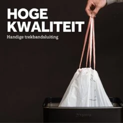 BagFitter Roze B 50L Vuilniszak Met Trekband Van 100% Gerecycled Plastic - 75cm X 61cm - 30 Stuks - 50 Liter - Vuilniszakken - Afvalzakken - Prullenbakzakken Geschikt Voor O.a. Homra Lux En StangVollby Mandal -Thuis Opslag Winkel 1200x1200 1241