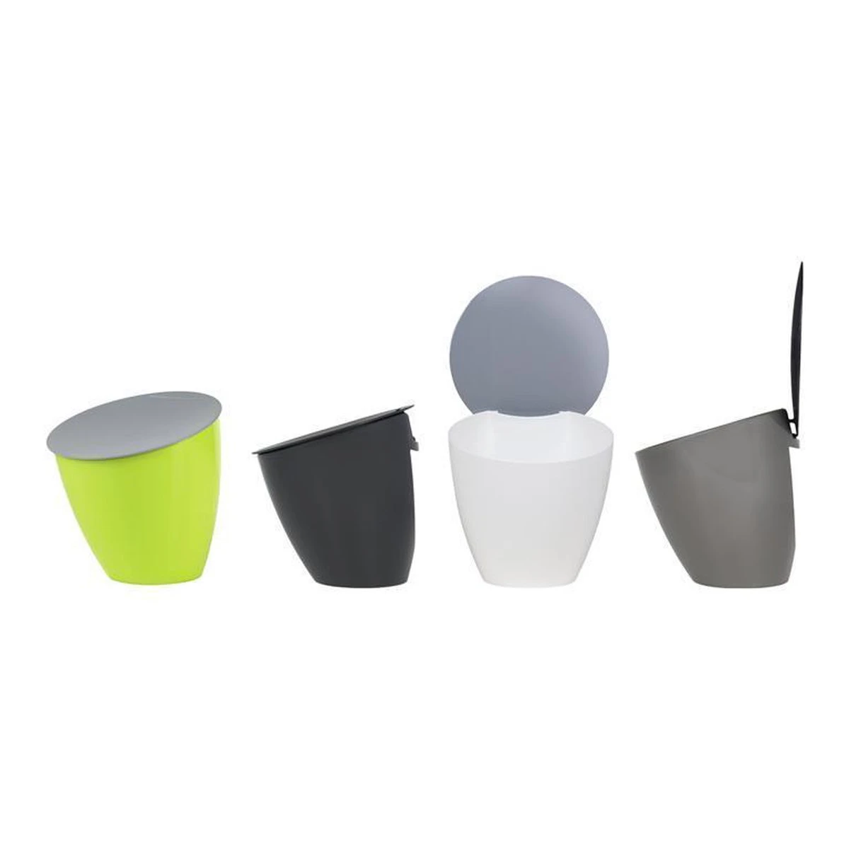 Mepal - Afvalbakje Calypso - Afvalbakje Voor Op Het Aanrecht - 2.2 Liter - Zwart - Grote Vulopening - Gemakkelijk Te Reinigeren 3 Mepal - Afvalbakje Calypso - Afvalbakje Voor Op Het Aanrecht - 2.2 Liter - Zwart - Grote Vulopening - Gemakkelijk Te Reinigeren - Afbeelding 3