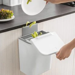 7L Prullenbak – Hangen Of Staan – Aanrecht Afvalbakje – GFT Afvalbakje – Wit - Goed Sluitende Deksel - Geen Geur En Fruitvliegen - Afvalscheiding 20 7L Prullenbak – Hangen Of Staan – Aanrecht Afvalbakje – GFT Afvalbakje – Wit - Goed Sluitende Deksel - Geen Geur En Fruitvliegen - Afvalscheiding -Thuis Opslag Winkel 1200x1200 1370