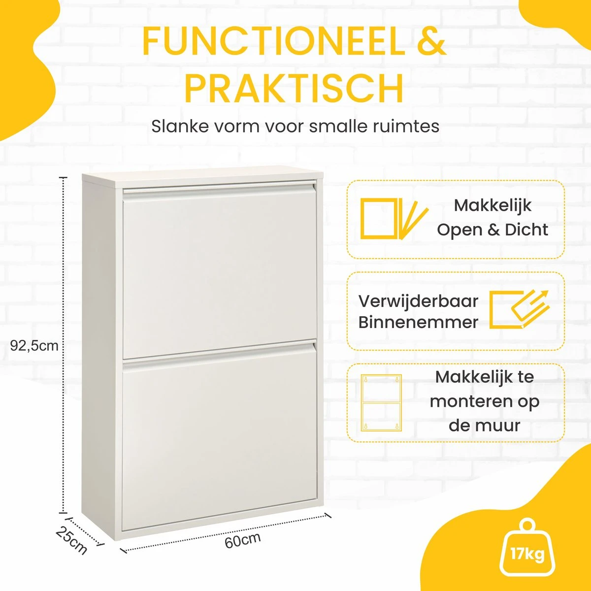 VEEHAUS – Clark - Prullenbak 4 Vakken – Afvalemmer 60 Liter (4x 15L) – Wit - 4-vaks Prullenbak Afvalscheiding – Hygiënisch Recyclen – Afvalbak Metaal - Afval Scheiden - Prullenbak - Wit 8 VEEHAUS – Clark - Prullenbak 4 Vakken – Afvalemmer 60 Liter (4x 15L) – Wit - 4-vaks Prullenbak Afvalscheiding – Hygiënisch Recyclen – Afvalbak Metaal - Afval Scheiden - Prullenbak - Wit - Afbeelding 8