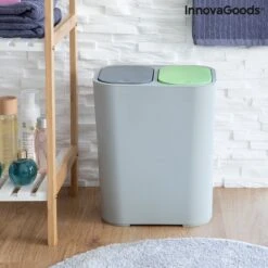 INNOVAGOODS - AFVALBAK - AFVALSCHEIDING - DUO PRULLENBAK - AFVAL SCHEIDEN - AFVALBAK AFVALSCHEIDING -Thuis Opslag Winkel 1200x1200 1398