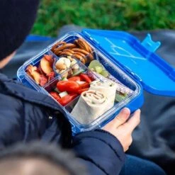 Klarstein Schmatzfatz Junior Lunchbox 6 Vakken - Bento - Vershouddoos 21,3 X 15 X 4,5 Cm (BxHxD) - BPA-vrij - Vaatwasserbestendig -Thuis Opslag Winkel 1200x1200 140