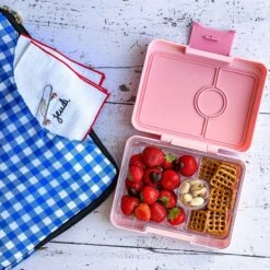 Yumbox Snack - Lekvrije Bento Box Lunchbox - 3 Vakken - Coco Roze / Rainbow Tray -Thuis Opslag Winkel 1200x1200 142
