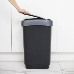 Rotho Twist Afvalbak - 25L - 47cm - Antraciet -Thuis Opslag Winkel 1200x1200 1484