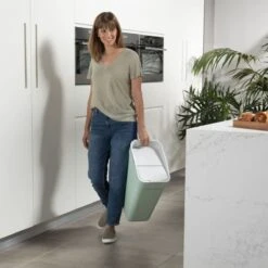 Curver Ready To Collect Prullenbak 30L - Groen/Lichtgrijs 23 Curver Ready To Collect Prullenbak 30L - Groen/Lichtgrijs -Thuis Opslag Winkel 1200x1200 1486