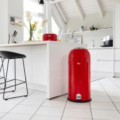 Prullenbak - Wesco Kickmaster Maxi Pedaalemmer - 40 L - Amandel -Thuis Opslag Winkel 1200x1200 1487