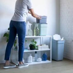 Curver Ready To Collect Prullenbak 30L - Blauw/Lichtgrijs -Thuis Opslag Winkel 1200x1200 1494