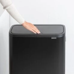 Brabantia - Bo Touch Bin Hi 60 L Matt Black -Thuis Opslag Winkel 1200x1200 1506