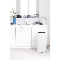 Brabantia Touch Bin Flat Top 30 L - Wit Prullenbak 7 Brabantia Touch Bin Flat Top 30 L - Wit Prullenbak -Thuis Opslag Winkel 1200x1200 1553