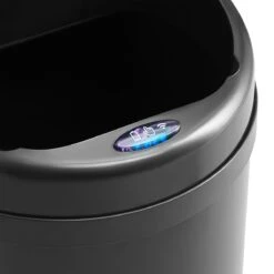 Monzana Prullenbak 56 Liter Inhoud - Met Sensor - RVS Zwart -Thuis Opslag Winkel 1200x1200 1569