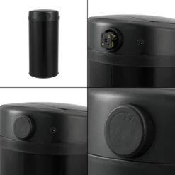 Prullenbak Met Sensor 68xØ30,5 Cm 42 Liter Zwart 13 Prullenbak Met Sensor 68xØ30,5 Cm 42 Liter Zwart -Thuis Opslag Winkel 1200x1200 1580