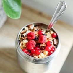 Coninx Thermos Lunchbox - Muesli Beker To Go - Isoleer Lunchpot - Yoghurtbeker To Go - Mueslibeker 840ml (600ml+240ml) - RVS -Thuis Opslag Winkel 1200x1200 159