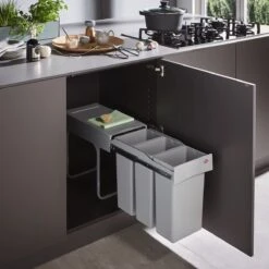 Wesco Inbouw Afvalbak 3 X 10 Liter -Thuis Opslag Winkel 1200x1200 1634