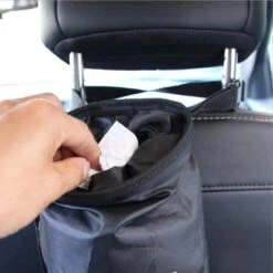Auto Prullenbak Portable Car Vuilnisbak Vuilniszak Dust Rugleuning Storage Rubbish Bin Box Case Diversen Houder Organizer Pocket Bags Prullenbak - 3L