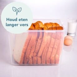 Lock&Lock Vershoudbakjes - Vershouddoos Voor Brood - Brooddoos - Broodtrommel - Bewaardoos Met Deksel - 100% Luchtdicht - BPA Vrij - Set Van 2 - 3,9 Liter - Transparant 13 Lock&Lock Vershoudbakjes - Vershouddoos Voor Brood - Brooddoos - Broodtrommel - Bewaardoos Met Deksel - 100% Luchtdicht - BPA Vrij - Set Van 2 - 3,9 Liter - Transparant -Thuis Opslag Winkel 1200x1200 1675