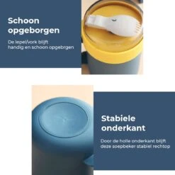 Soepbeker Magnetron 500ml- Milieuvriendelijk - Hitte Bestendige Beker - Lunchcontainer - Yoghurt To Go - Soepbeker To Go - Inclusief Lepel/vork - Donker Blauw 17 Soepbeker Magnetron 500ml- Milieuvriendelijk - Hitte Bestendige Beker - Lunchcontainer - Yoghurt To Go - Soepbeker To Go - Inclusief Lepel/vork - Donker Blauw -Thuis Opslag Winkel 1200x1200 1690