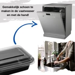 Meal Prep Bakjes - 7 Stuks - 1 Compartiment - Lunchbox - Diepvriesbakjes - Vershoudbakjes - Plastic Bakjes Met Deksel - Magnetron Bakjes Met Deksel - Meal Prep - Vershouddoos - 1L - BPA Vrij 13 Meal Prep Bakjes - 7 Stuks - 1 Compartiment - Lunchbox - Diepvriesbakjes - Vershoudbakjes - Plastic Bakjes Met Deksel - Magnetron Bakjes Met Deksel - Meal Prep - Vershouddoos - 1L - BPA Vrij -Thuis Opslag Winkel 1200x1200 1730