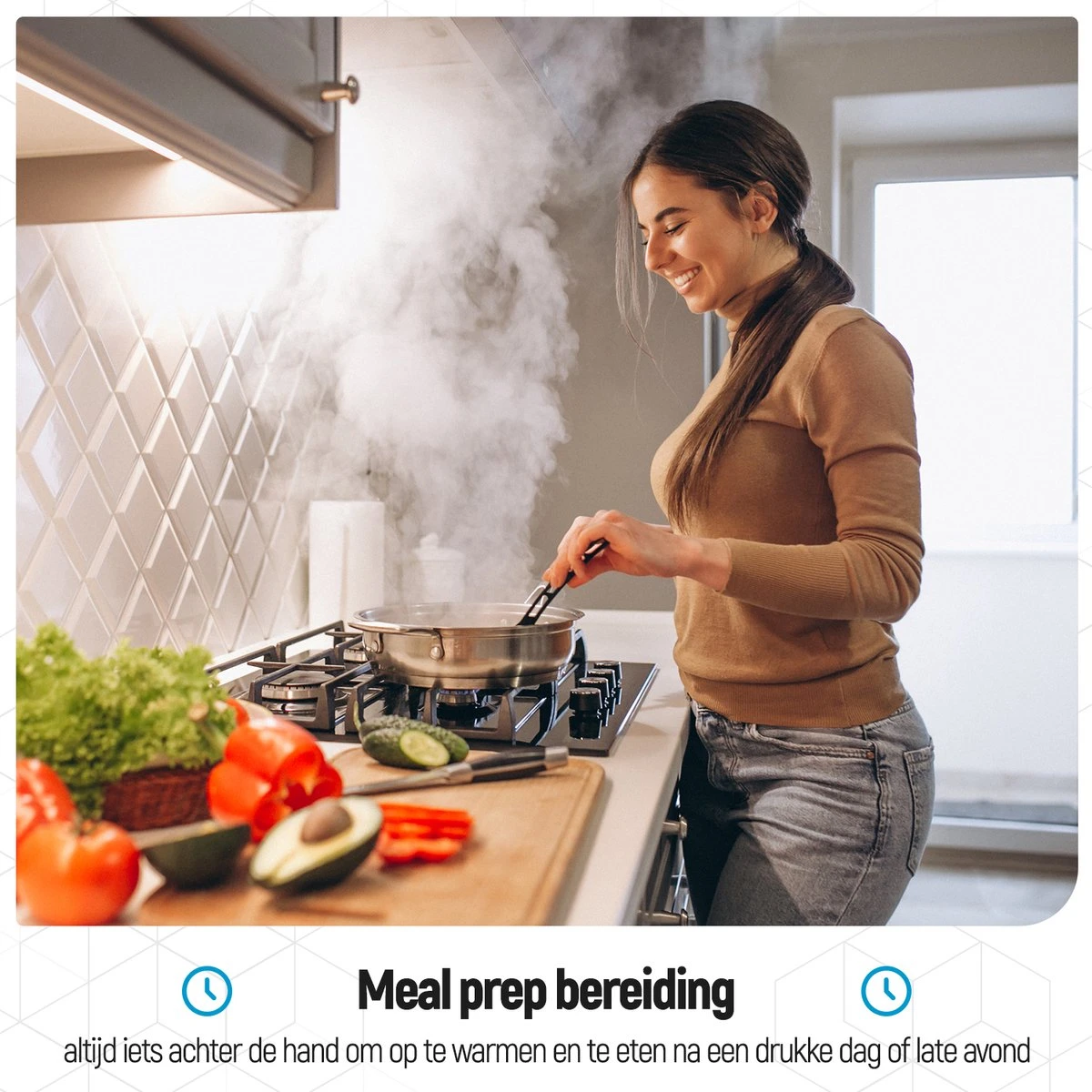 Meal Prep Bakjes - 10 Stuks - 3 Compartimenten - Lunchbox - Diepvriesbakjes - Vershoudbakjes - Plastic Bakjes Met Deksel - Magnetron Bakjes Met Deksel - Meal Prep - Vershouddoos - 1L - BPA Vrij – Fitcrafters 3 Meal Prep Bakjes - 10 Stuks - 3 Compartimenten - Lunchbox - Diepvriesbakjes - Vershoudbakjes - Plastic Bakjes Met Deksel - Magnetron Bakjes Met Deksel - Meal Prep - Vershouddoos - 1L - BPA Vrij – Fitcrafters - Afbeelding 3