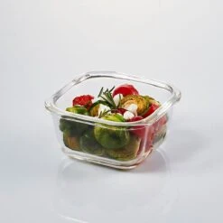 Lock&Lock Glazen Vershoudbakjes - Glazen Meal Prep Bakjes - Glazen Bakjes Met Deksel - Ovenschaaltjes Met Deksel - Airfryer Bakjes - 300 Ml - Set Van 6 Stuks -Thuis Opslag Winkel 1200x1200 1771