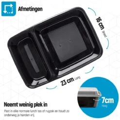 Meal Prep Bakjes - 10 Stuks - 2 Compartimenten - Lunchbox - Diepvriesbakjes - Vershoudbakjes - Plastic Bakjes Met Deksel - Magnetron Bakjes Met Deksel - Meal Prep - Vershouddoos - 1L - BPA Vrij – Fitcrafters 17 Meal Prep Bakjes - 10 Stuks - 2 Compartimenten - Lunchbox - Diepvriesbakjes - Vershoudbakjes - Plastic Bakjes Met Deksel - Magnetron Bakjes Met Deksel - Meal Prep - Vershouddoos - 1L - BPA Vrij – Fitcrafters -Thuis Opslag Winkel 1200x1200 1780