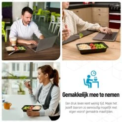 Meal Prep Bakjes - 10 Stuks - 1 Compartiment - Lunchbox - Diepvriesbakjes - Vershoudbakjes - Plastic Bakjes Met Deksel - Magnetron Bakjes Met Deksel - Meal Prep - Vershouddoos - 1L - BPA Vrij - Fitcrafters -Thuis Opslag Winkel 1200x1200 1792
