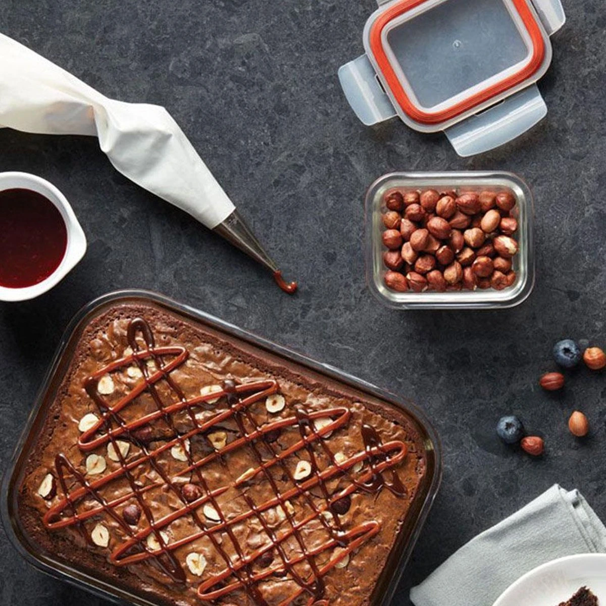 Lock&Lock Glazen Mini Vershoudbakjes - Glazen Bakjes Met Deksel - Ovenschaaltjes Met Deksel - Set Van 9 Stuks - 160 Ml 5 Lock&Lock Glazen Mini Vershoudbakjes - Glazen Bakjes Met Deksel - Ovenschaaltjes Met Deksel - Set Van 9 Stuks - 160 Ml - Afbeelding 5