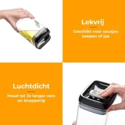 Stosh Voorraadpotten - Snoeppot - Voorraadbussen - Vershouddoos - 4 Stuks - 3.2L - BPA Vrij - Kunststof 10 Stosh Voorraadpotten - Snoeppot - Voorraadbussen - Vershouddoos - 4 Stuks - 3.2L - BPA Vrij - Kunststof -Thuis Opslag Winkel 1200x1200 1828