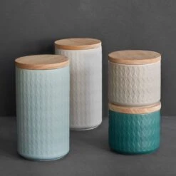 Springlane Keramiek Voorraadpotten Mint - Set 4-delig -Thuis Opslag Winkel 1200x1200 1844