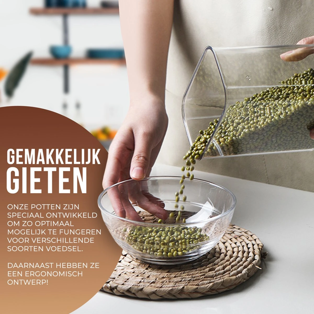 Merkloos Voorraadpotten Set Van 15 – Vershoudbakjes – Plastic Bakjes – Snoeppot – Stapelbaar – BPA Vrij – Lekvrije Voorraadbussen – Beschuitbus 4 Merkloos Voorraadpotten Set Van 15 – Vershoudbakjes – Plastic Bakjes – Snoeppot – Stapelbaar – BPA Vrij – Lekvrije Voorraadbussen – Beschuitbus - Afbeelding 4