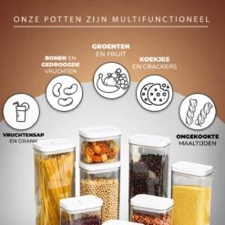 Merkloos Voorraadpotten Set Van 15 – Vershoudbakjes – Plastic Bakjes – Snoeppot – Stapelbaar – BPA Vrij – Lekvrije Voorraadbussen – Beschuitbus 13 Merkloos Voorraadpotten Set Van 15 – Vershoudbakjes – Plastic Bakjes – Snoeppot – Stapelbaar – BPA Vrij – Lekvrije Voorraadbussen – Beschuitbus -Thuis Opslag Winkel 1200x1200 1851