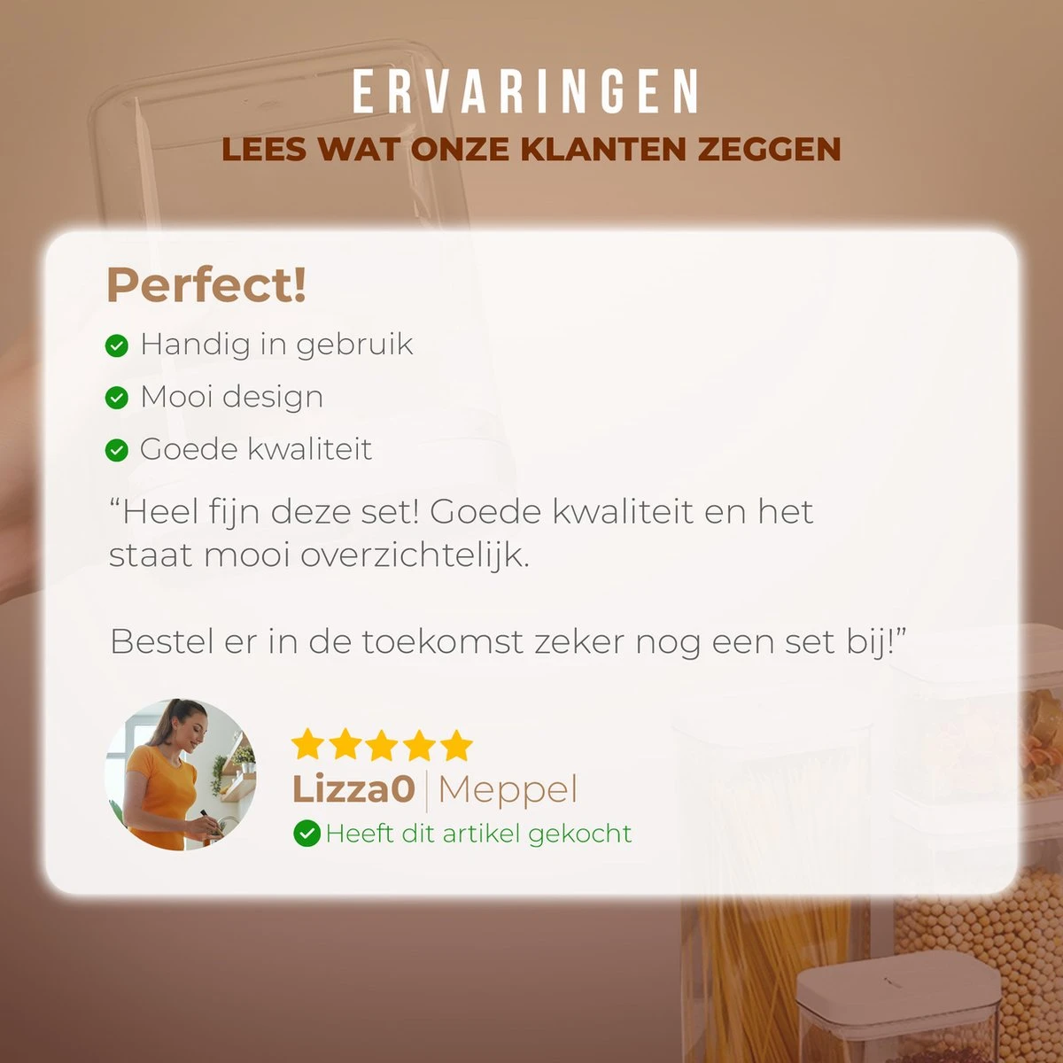 Merkloos Voorraadpotten Set Van 15 – Vershoudbakjes – Plastic Bakjes – Snoeppot – Stapelbaar – BPA Vrij – Lekvrije Voorraadbussen – Beschuitbus 7 Merkloos Voorraadpotten Set Van 15 – Vershoudbakjes – Plastic Bakjes – Snoeppot – Stapelbaar – BPA Vrij – Lekvrije Voorraadbussen – Beschuitbus - Afbeelding 7