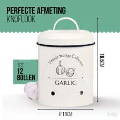 Gadgy Voorraadpotten Set: Aardappelpot Een Uienpot Een Knoflookpot – 3 Voorraadbussen Met Deksel – Bewaardoos - Voorraadblikken 12 Gadgy Voorraadpotten Set: Aardappelpot Een Uienpot Een Knoflookpot – 3 Voorraadbussen Met Deksel – Bewaardoos - Voorraadblikken -Thuis Opslag Winkel 1200x1200 1873