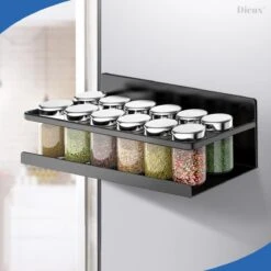 Dieux® - Magnetisch Kruidenrek - Ophangbaar Opbergrek - Keukenrek - Complete Set - Aanrecht Organiser - Badkamerrek - Wandrek - Staal - Zwart - Pasen 10 Dieux® - Magnetisch Kruidenrek - Ophangbaar Opbergrek - Keukenrek - Complete Set - Aanrecht Organiser - Badkamerrek - Wandrek - Staal - Zwart - Pasen -Thuis Opslag Winkel 1200x1200 192