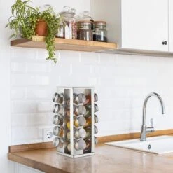 Pleasantwork Kruidenrek - Staand - Draaibaar - 20 Potjes -Thuis Opslag Winkel 1200x1200 198