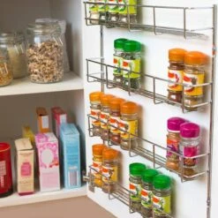 KitchenBrothers Ophangbaar Kruidenrek Voor 32 Kruidenpotjes - Spice Rack – Keuken Rek - Kruiden Organizer - Specerijen Opbergen - 4 Laags - 40 X 6.3 X 50 Cm - RVS 9 KitchenBrothers Ophangbaar Kruidenrek Voor 32 Kruidenpotjes - Spice Rack – Keuken Rek - Kruiden Organizer - Specerijen Opbergen - 4 Laags - 40 X 6.3 X 50 Cm - RVS -Thuis Opslag Winkel 1200x1200 273