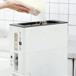 Merkloos TDR-Japans Rijst/Granen Container/Dispenser/ Opbergdoos - 6KG Inhoud - Wit 20 Merkloos TDR-Japans Rijst/Granen Container/Dispenser/ Opbergdoos - 6KG Inhoud - Wit -Thuis Opslag Winkel 1200x1200 375