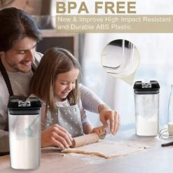 IGOODS - Voorraadpotten - Voorraaddozen- Voorraadboxen 7 Stuks - Met Zwarte Deksel -Thuis Opslag Winkel 1200x1200 381