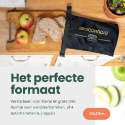 BROODNODIG® - Herbruikbare Boterhamzak - Van 100% Gerecyclede PET-flessen - Ideaal Als Diepvrieszakjes - Lunchzak - Herbruikbaar Boterhamzakje - Foodwrap - Lunchbox - 30x20cm - Zwart 12 BROODNODIG® - Herbruikbare Boterhamzak - Van 100% Gerecyclede PET-flessen - Ideaal Als Diepvrieszakjes - Lunchzak - Herbruikbaar Boterhamzakje - Foodwrap - Lunchbox - 30x20cm - Zwart -Thuis Opslag Winkel 1200x1200 418