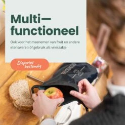 BROODNODIG® - Herbruikbare Boterhamzak - Van 100% Gerecyclede PET-flessen - Ideaal Als Diepvrieszakjes - Lunchzak - Herbruikbaar Boterhamzakje - Foodwrap - Lunchbox - 30x20cm - Zwart 13 BROODNODIG® - Herbruikbare Boterhamzak - Van 100% Gerecyclede PET-flessen - Ideaal Als Diepvrieszakjes - Lunchzak - Herbruikbaar Boterhamzakje - Foodwrap - Lunchbox - 30x20cm - Zwart -Thuis Opslag Winkel 1200x1200 419