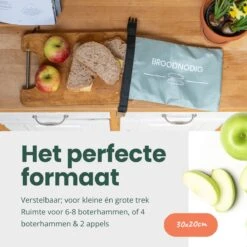 BROODNODIG® - Herbruikbare Boterhamzak - Van 100% Gerecyclede PET-flessen - Ideaal Als Diepvrieszakjes - Lunchzak - Herbruikbaar Boterhamzakje - Foodwrap - Lunchbox - 30x20cm - Pastel Groen 14 BROODNODIG® - Herbruikbare Boterhamzak - Van 100% Gerecyclede PET-flessen - Ideaal Als Diepvrieszakjes - Lunchzak - Herbruikbaar Boterhamzakje - Foodwrap - Lunchbox - 30x20cm - Pastel Groen -Thuis Opslag Winkel 1200x1200 448