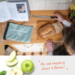 BROODNODIG® - Herbruikbare Boterhamzak - Van 100% Gerecyclede PET-flessen - Ideaal Als Diepvrieszakjes - Lunchzak - Herbruikbaar Boterhamzakje - Foodwrap - Lunchbox - 30x20cm - Pastel Groen 18 BROODNODIG® - Herbruikbare Boterhamzak - Van 100% Gerecyclede PET-flessen - Ideaal Als Diepvrieszakjes - Lunchzak - Herbruikbaar Boterhamzakje - Foodwrap - Lunchbox - 30x20cm - Pastel Groen -Thuis Opslag Winkel 1200x1200 452