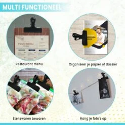 Bangosa® Vershoudclips - Afsluitclips - Vershoud Knijpers -Zaksluiter - Vershoudklemmen - RVS - 10 Stuks 11 Bangosa® Vershoudclips - Afsluitclips - Vershoud Knijpers -Zaksluiter - Vershoudklemmen - RVS - 10 Stuks -Thuis Opslag Winkel 1200x1200 477