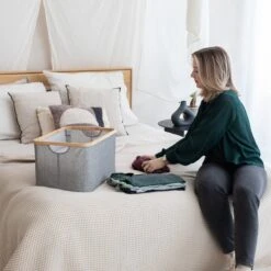 Gadgy Opvouwbare Wasmand - Heupwasmand 45 L - Opbergmand - Wasbox - Wasmanden - Grijs 13 Gadgy Opvouwbare Wasmand - Heupwasmand 45 L - Opbergmand - Wasbox - Wasmanden - Grijs -Thuis Opslag Winkel 1200x1200 482