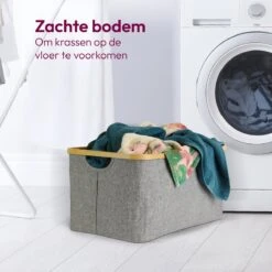 Gadgy Opvouwbare Wasmand - Heupwasmand 45 L - Opbergmand - Wasbox - Wasmanden - Grijs 14 Gadgy Opvouwbare Wasmand - Heupwasmand 45 L - Opbergmand - Wasbox - Wasmanden - Grijs -Thuis Opslag Winkel 1200x1200 483