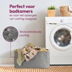 Gadgy Opvouwbare Wasmand - Heupwasmand 45 L - Opbergmand - Wasbox - Wasmanden - Grijs 16 Gadgy Opvouwbare Wasmand - Heupwasmand 45 L - Opbergmand - Wasbox - Wasmanden - Grijs -Thuis Opslag Winkel 1200x1200 485