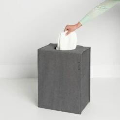 Brabantia Wasmand Met Deksel - 55 L - Pepper Black 21 Brabantia Wasmand Met Deksel - 55 L - Pepper Black -Thuis Opslag Winkel 1200x1200 499