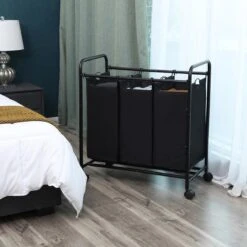 Songmics Wassorteerder – Wasmand – Wasbox – Waswagen – Was Sorteren - Wascollector – Zwart 17 Songmics Wassorteerder – Wasmand – Wasbox – Waswagen – Was Sorteren - Wascollector – Zwart -Thuis Opslag Winkel 1200x1200 531