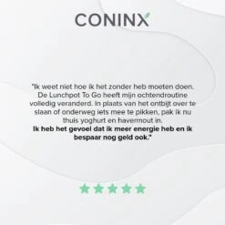 Coninx Yoghurtbeker To Go - Muesli Beker To Go - Lunchbeker - Mueslibeker 640ml ( 450ml+190ml ) - Blauw -Thuis Opslag Winkel 1200x1200 62